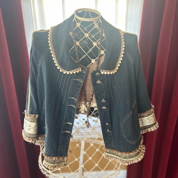 Jeans jacket customize large size💜💜💜 - Picture 4 of 9